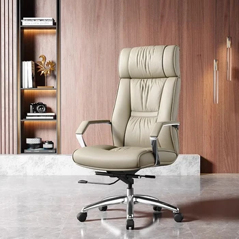 Floor Nordic Home Gaming Chair Waiting White Working Leisure Relax Office Chair Design Revolving Wheels Cadeira Office Furniture