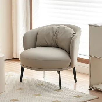 Минималистичен мек хол стол мода педикюр релакс етаж хол столове банкет сив Silla Plegable мебели за дома