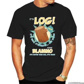 It Log! Ren and Stimpy тениска O-образно деколте персонализирана печатна тениска Мъжка тениска
