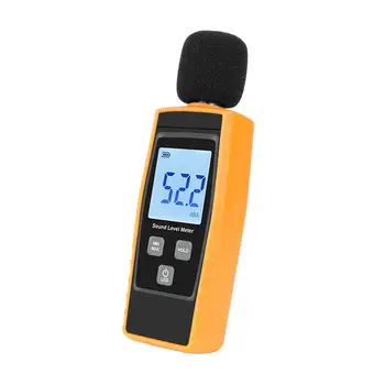 Измервател на нивото на звука Цифров ръчен DB метър Sonometros шум Измервател на нивото на звука 30-130dB Децибели Мини звукомер