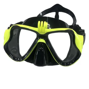 QYQ Професионална подводна маска Камера за гмуркане Маска за плуване Очила за плуване с шнорхел Scuba Водолазна камера за GoPro