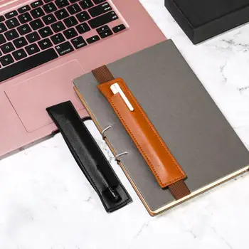 Notebook Pen Pocket Удобен подвижен държач за писалка Еластична лента Единична писалка ръкав за списания Бележници Класьори Калъф за писалка