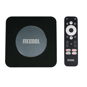 Mecool KM2 Plus OTT Amlogic S905X4 TV Box Dual Wifi Google сертифициран Set Top Box Smart Tv Box 2GB 16GB 4K CE Quad Core DC 12V / 1A