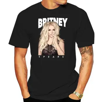 Мъжка графична тениска Britney Spears с къс ръкав - Lava Stone Black