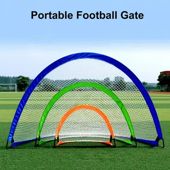Outdoor Movable Soccer Goal Net Подобряване на точността и уменията Подобряване на износоустойчивата сгъваема футболна мрежа Shot Net Free Kick Practice