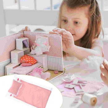 розов лист възглавница юрган аксесоари комплект къща спалня декор мини консумативи възглавници спално бельо памук комплект бебе